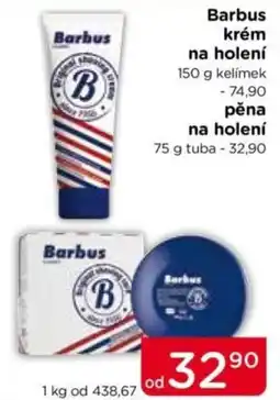 TOP drogerie Barbus pěna na holení nabídka