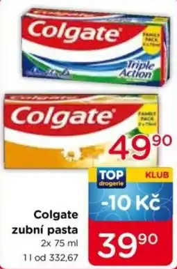 TOP drogerie Colgate zubní pasta nabídka