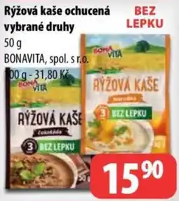 Partner Maloobchodní síť Bona Vita rýžová kaše nabídka