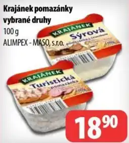 Partner Maloobchodní síť Krajánek pomazánky nabídka