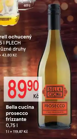 Žabka Bella cucina prosecco frizzante nabídka