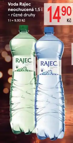 Žabka Rajec voda neochucená nabídka