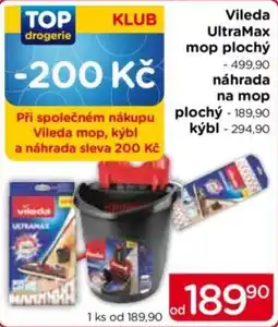 TOP drogerie Vileda mop plochý nabídka