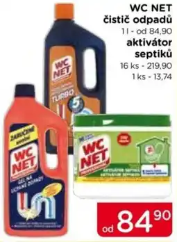 TOP drogerie Wc net čistič odpadů aktivátor septiků nabídka