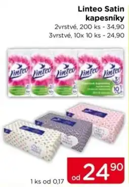 TOP drogerie Linteo Satin kapesníky nabídka