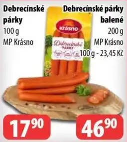 Partner Maloobchodní síť Debrecínské párky nabídka