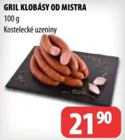 Partner Maloobchodní síť Kostelecké uzeniny Gril klobásy od mistra nabídka