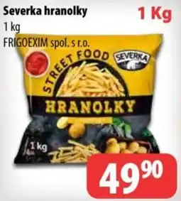 Partner Maloobchodní síť Severka hranolky nabídka