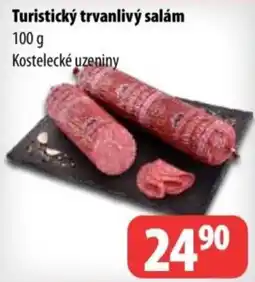 Partner Maloobchodní síť Kostelecké uzeniny turistický trvanlivý salám nabídka