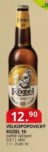 Potraviny CZ Velkopořický Kozel 10 nabídka