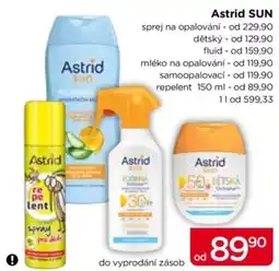 TOP drogerie Astrid SUN nabídka