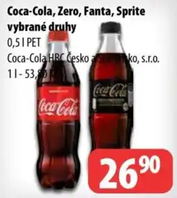 Partner Maloobchodní síť Coca-Cola, Zero, Fanta, Sprite vybrané druhy nabídka
