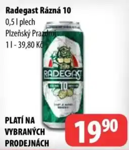 Partner Maloobchodní síť Radegast Rázná 10 nabídka