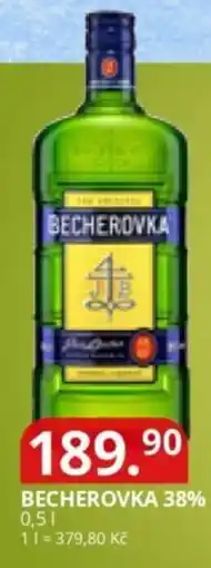 Potraviny CZ Becherovka nabídka