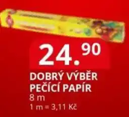 Potraviny CZ Dobrý výběr pečící papír nabídka