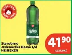 Brněnka Heineken Starobrnno Jedenáctka Domů nabídka
