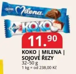 Potraviny CZ Koko | Milena | sojové řezy nabídka