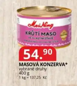 Potraviny CZ MeinNing krůtí maso nabídka