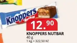 Potraviny CZ Knoppers nutbar nabídka