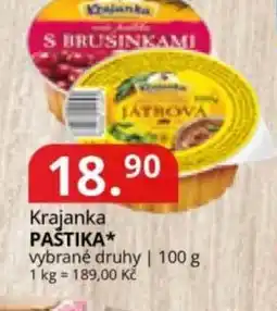 Potraviny CZ Krajanka paštika nabídka
