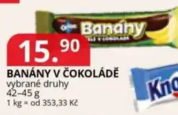 Potraviny CZ Banány v čokoládě nabídka