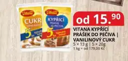 Potraviny CZ Vitana kypřicí prášek do pečiva | vanilinový cukr nabídka