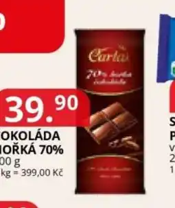 Potraviny CZ Carlo čokoláda hořká 70% nabídka