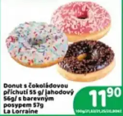 Brněnka La Lorraine donut s čokoládovou příchutí nabídka