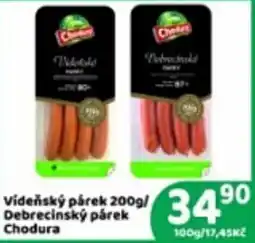 Brněnka Chodura vídeňský párek nabídka