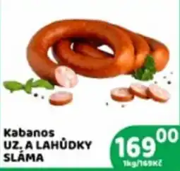 Brněnka Sláma kabanos uz. a lahůdky nabídka