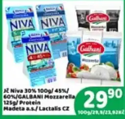 Brněnka Niva mozzarella nabídka