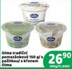 Brněnka Olma tradiční pomazánkové nabídka