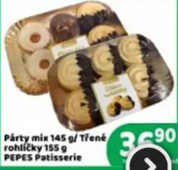 Brněnka Pepes Patisserie párty mix třené rohlíčky nabídka