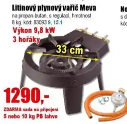 EVA Meva litinový plynový vařič nabídka