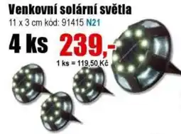 EVA Venkovní solární světla nabídka