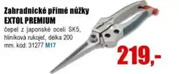 EVA Extol premium zahradnické přímé nůžky nabídka
