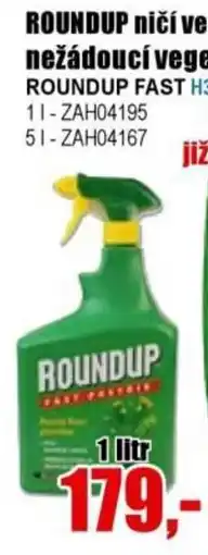 EVA Roundup nežádoucí vegetace nabídka