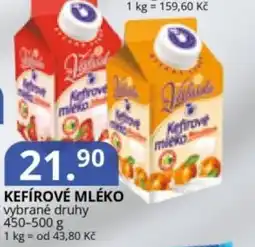 Potraviny CZ Václavské kefírové mléko nabídka