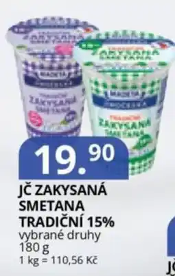 Potraviny CZ Jč zakysaná smetana nabídka