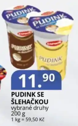 Potraviny CZ Pudink se šlehačkou nabídka