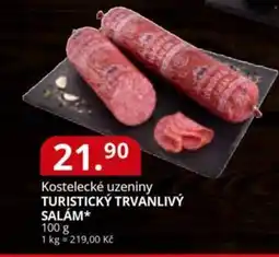 Potraviny CZ Kostelecké uzeniny Turistický trvanlivý salám* nabídka