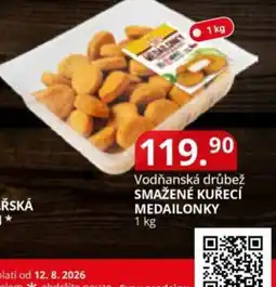 Potraviny CZ Vodňanská drůbež smažené kuřecí medailonky nabídka