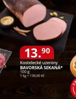 Potraviny CZ Kostelecké uzeniny bavorská sekaná nabídka