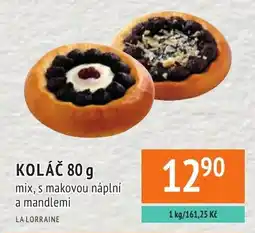 Coop hb La Lorraine koláč s makovou náplní a mandlemi nabídka