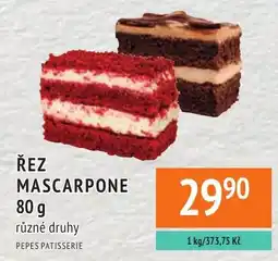 Coop hb Pepes patisserie řez mascarpone nabídka