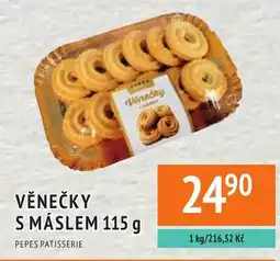 Coop hb Pepes patisserie věnečky s máslem nabídka