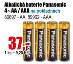 EVA Panasonic Alkalická baterie AA / AAA nabídka