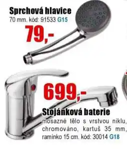 EVA Sprchová hlavice nabídka