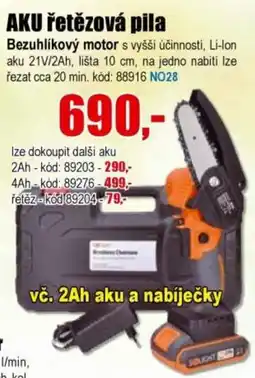 EVA AKU řetězová pila nabídka