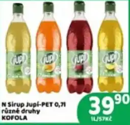Brněnka Jupi sirup nabídka